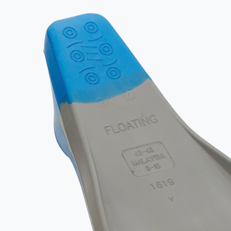 Aquafeel Schwimmflosse schwimmend grau/blau 2