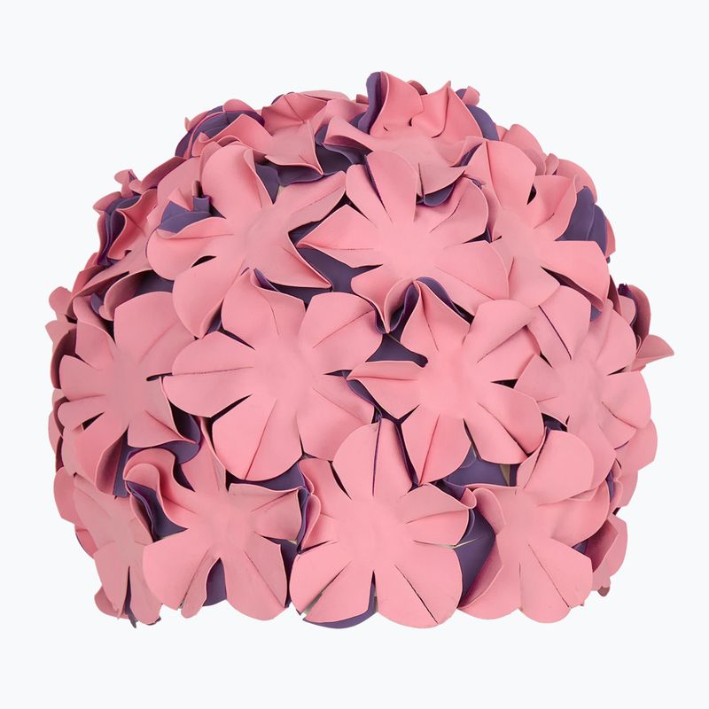 Schwimmkappe Damen Fashy Flowers rose / purple