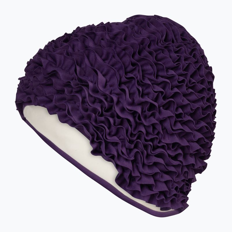 Schwimmkappe Damen Fashy Exclusive Frill purple