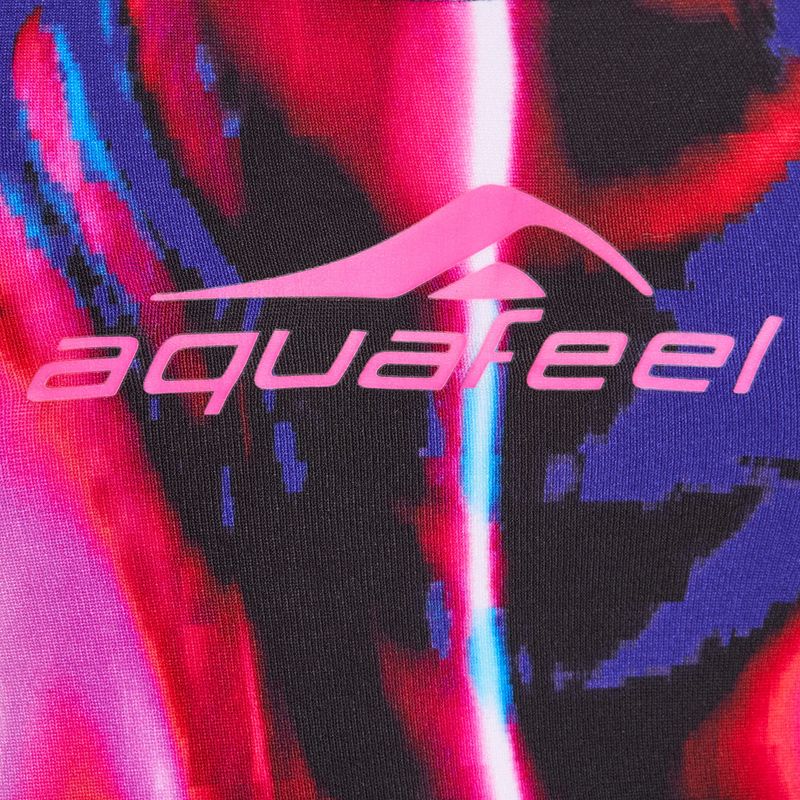 Bikini Damen aquafeel Racerback blue pink flames 3