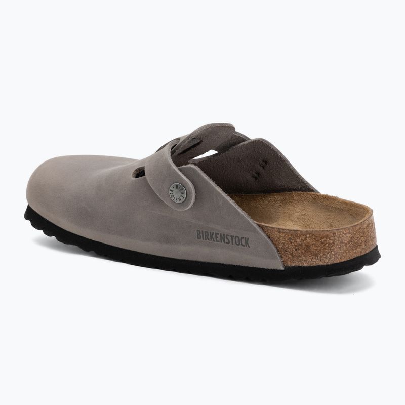 Schlappen BIRKENSTOCK Boston Soft Footbed Oiled Leather Narrow iron 3
