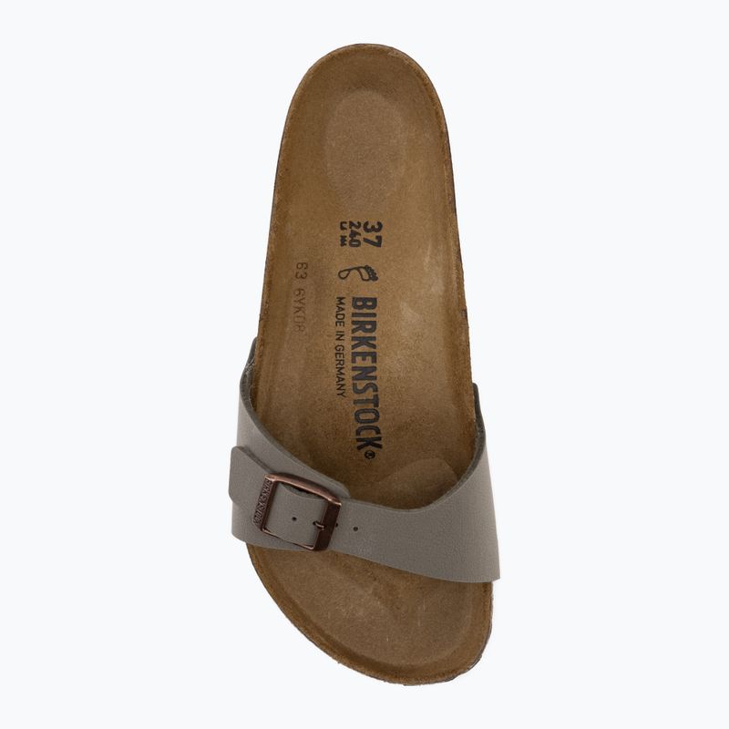Damenpantoletten BIRKENSTOCK Madrid Birkibuc Regular stone 4