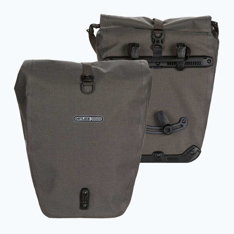 Fahrradtasche Ortlieb Hinten Back-Roller Urban Line grau O-F552 7