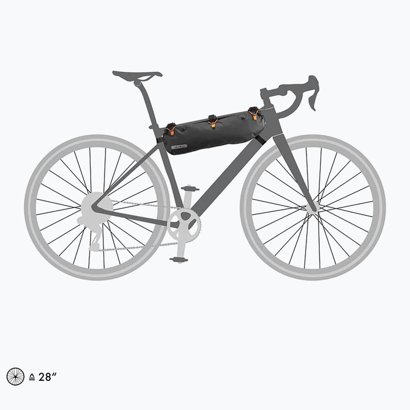 Fahrradtasche unter dem Rahmen Ortlieb Frame-Pack RC Toptube 4 l schwarz F9943 6