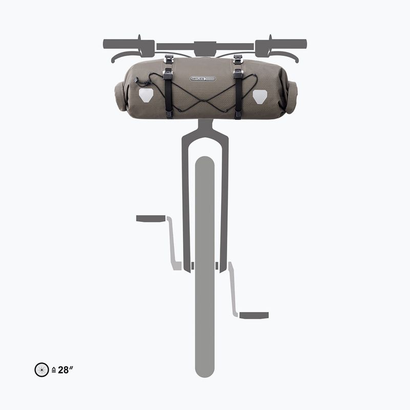Lenkertasche ORTLIEB Handlebar-Pack Flex 15 l dark sand 7