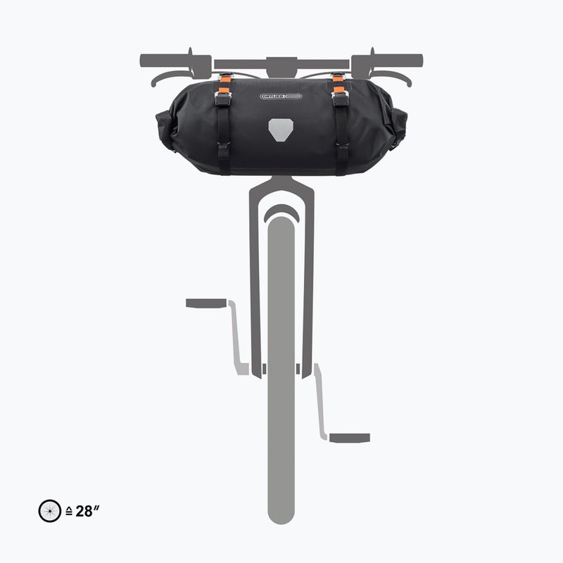 Lenkertasche für Fahrräder ORTLIEB Handlebar-Pack Flex 9 l black matte 8