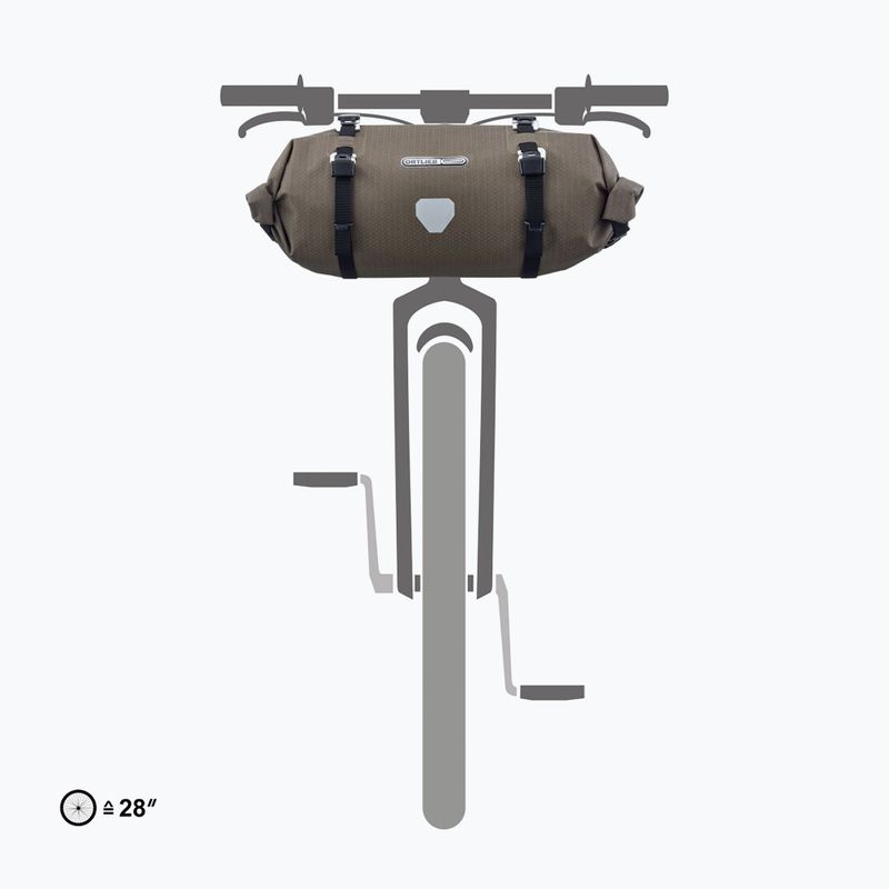 Lenkertasche für Fahrräder ORTLIEB Handlebar-Pack Flex 9 l dark sand 8