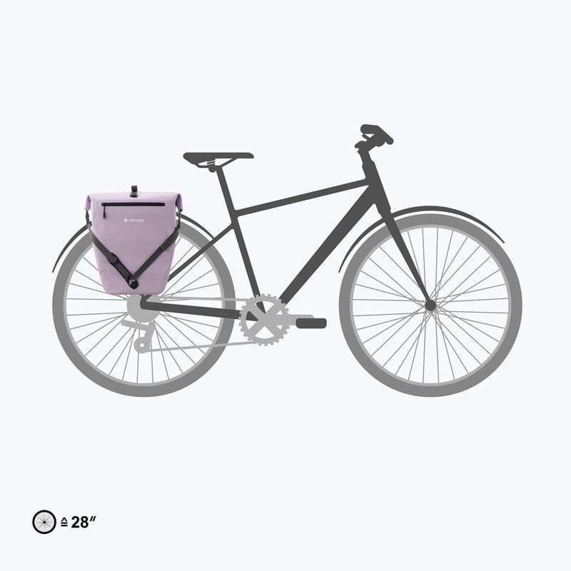 Fahrradtasche ORTLIEB Back-Roller Zip-Pocket Tidura Strong QL2.2 20 l Lavendel 8