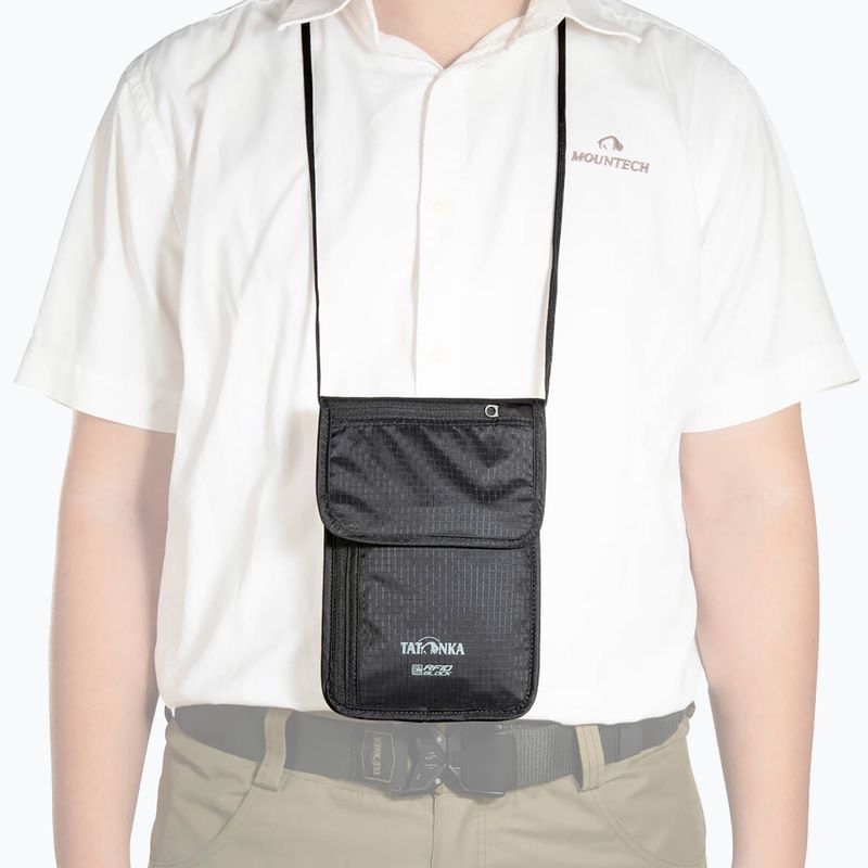 Bauchtasche Tatonka Skin Neck Puch RFID B black 5