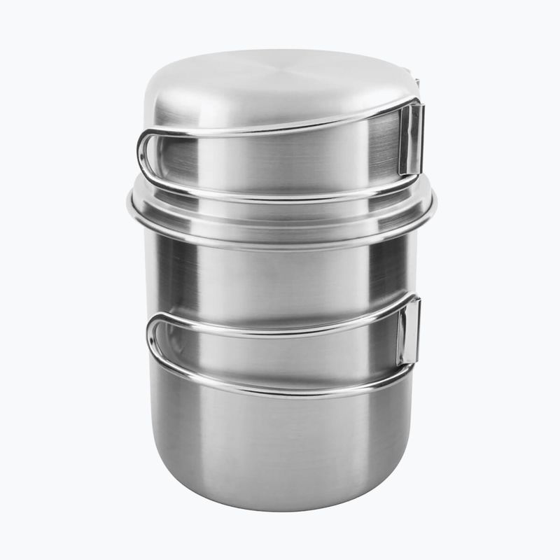 Campinggeschirr Set Tatonka Handle Mug 600 ml steel