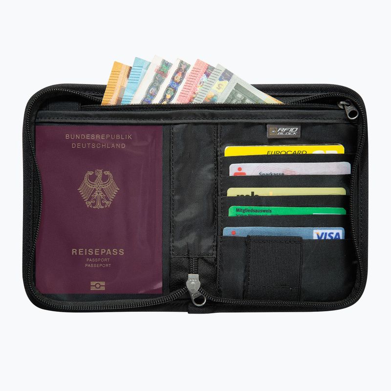 Tatonka Travel Zip M schwarzes Portemonnaie 6