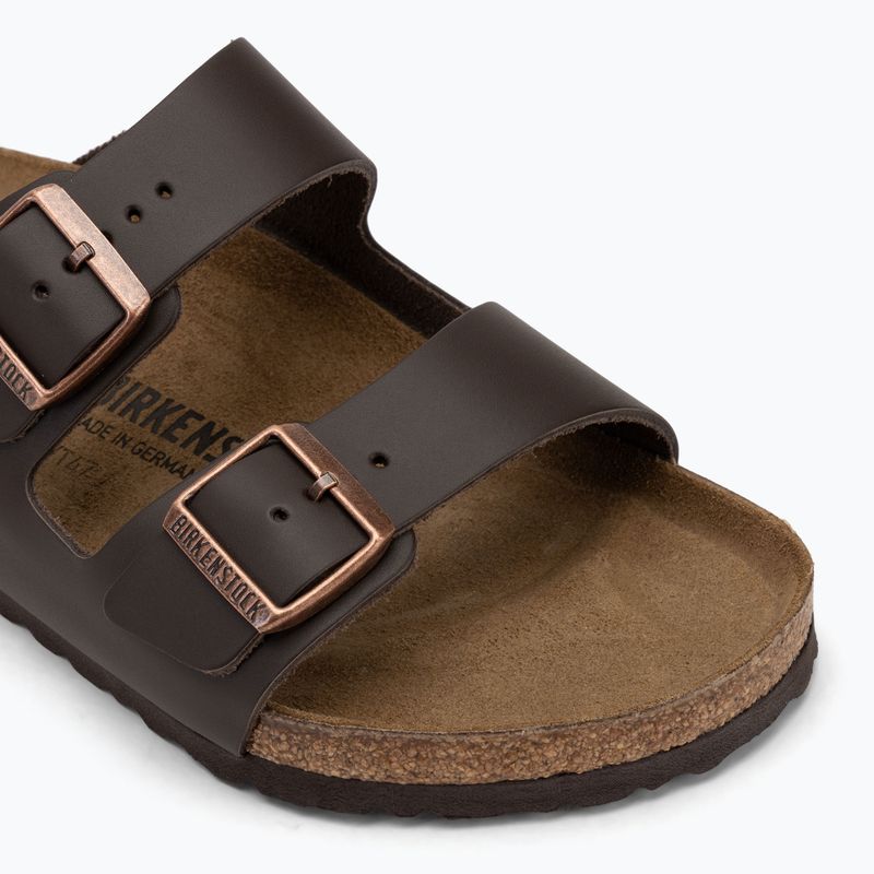 BIRKENSTOCK Arizona NL Regular dunkelbraune Flip-Flops 7