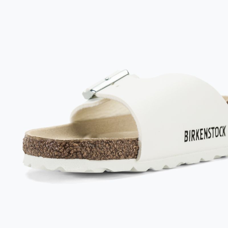 Slides Schlappen  BIRKENSTOCK Madrid BF Narrow white 9