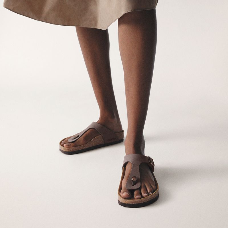 Flip-Flops BIRKENSTOCK Gizeh Birkibuc mocca 4