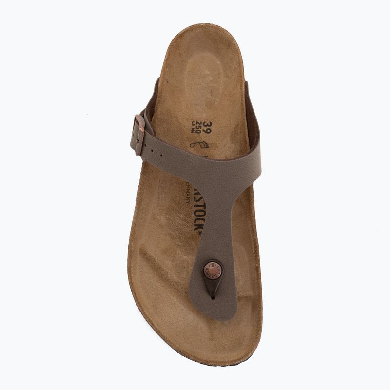 Flip-Flops BIRKENSTOCK Gizeh Birkibuc mocca 5