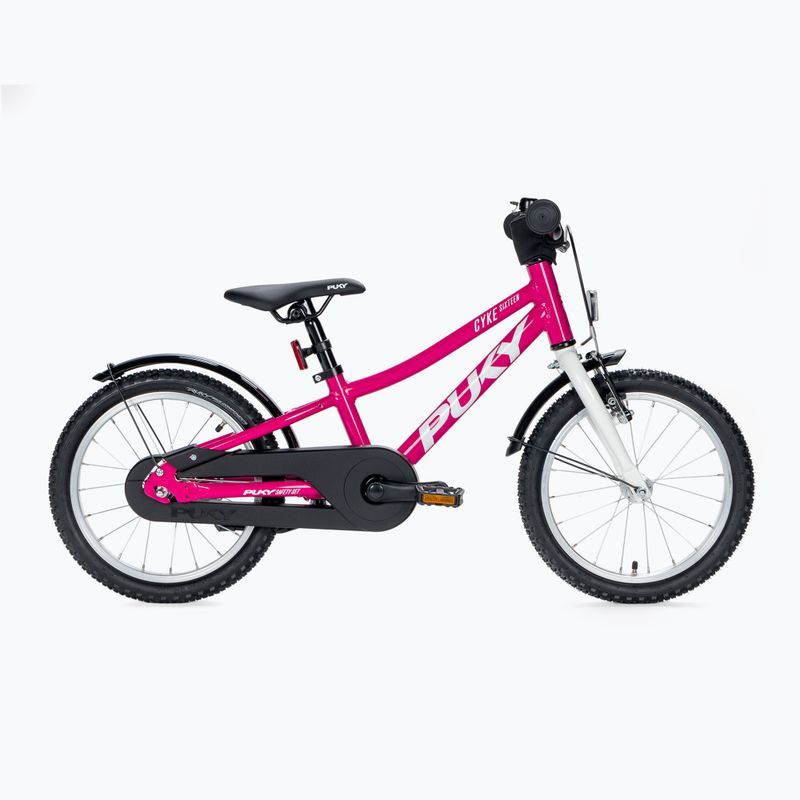 Puky CYKE 16-1 Alu Kinderfahrrad rosa und weiß 4402