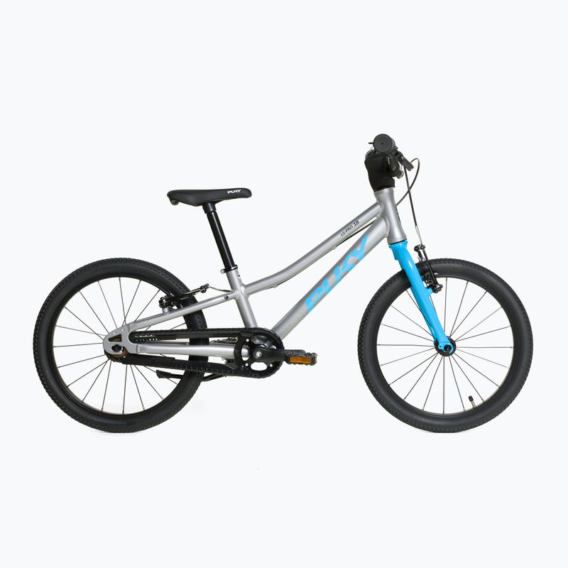 Kinderfahrrad PUKY LS Pro 18 silber-blau