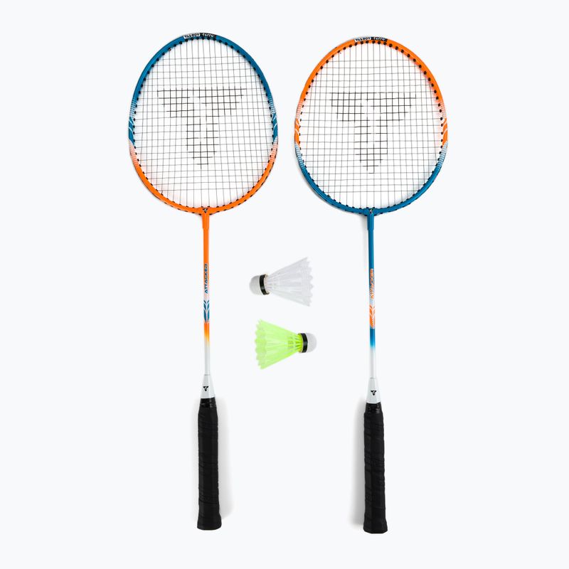 Talbot-Torro 2 Angreifer Badmintonset blau-orange 449411