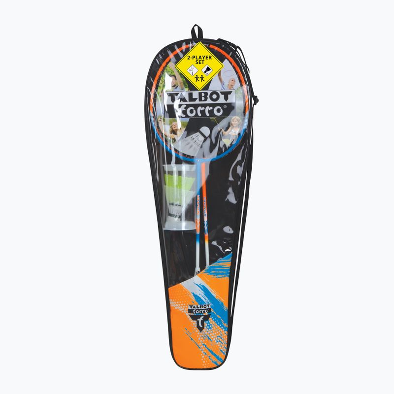 Talbot-Torro 2 Angreifer Badmintonset blau-orange 449411 7