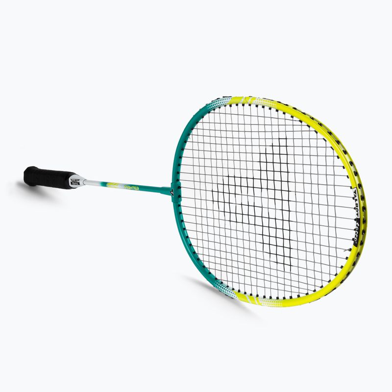 Talbot-Torro 2 Kämpfer Badminton Set blau und gelb 449412 2