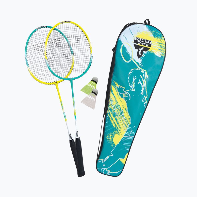 Talbot-Torro 2 Kämpfer Badminton Set blau und gelb 449412 7