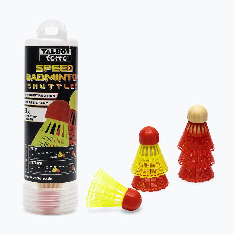 Talbot-Torro Speedminton Crossminton Darts 6 Stück.