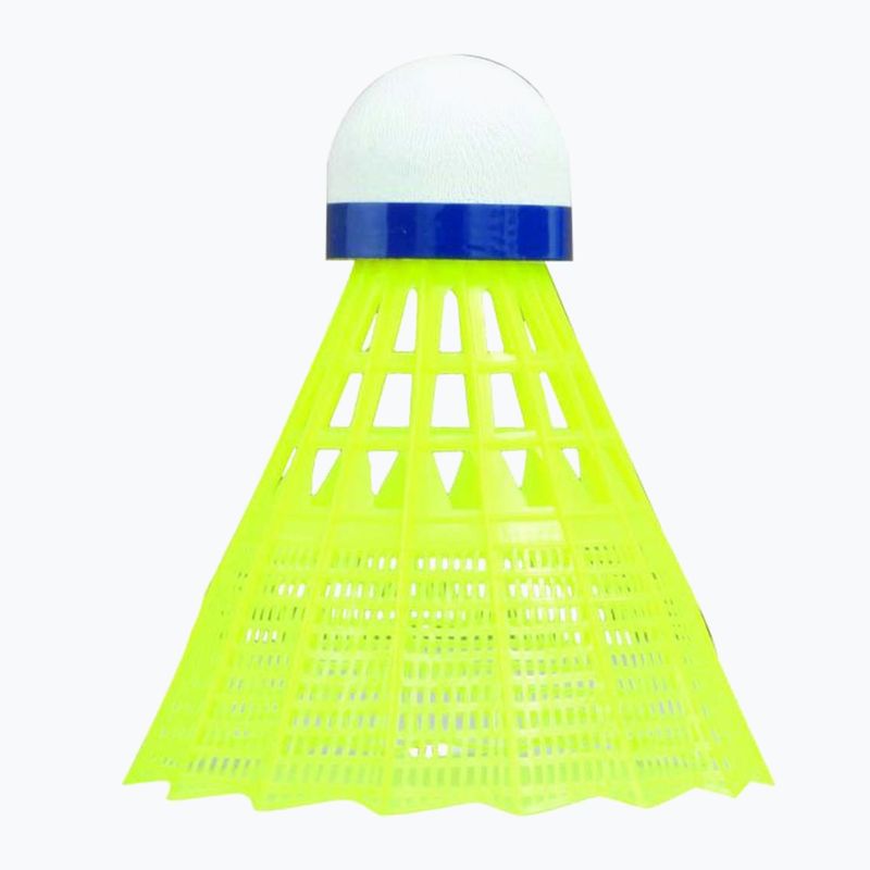 Talbot-Torro Tech 450 Badminton-Federbälle  Premium Nylon 6 Stück gelb 469183 2