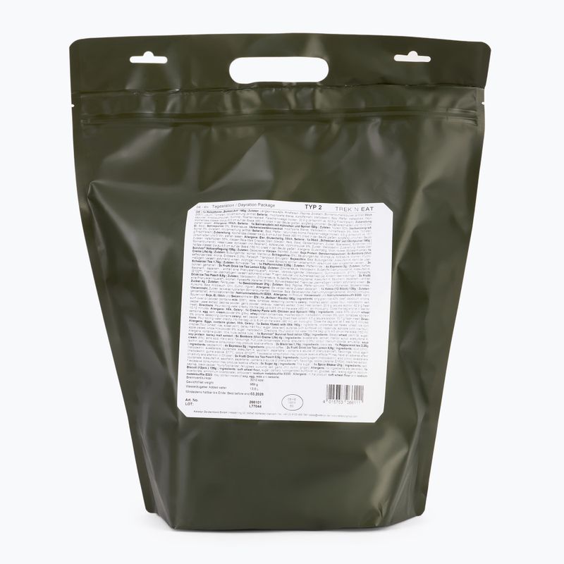 Trek'n Eat Gefriergetrocknete Lebensmittel Tagesrationen Typ 2 1100 g