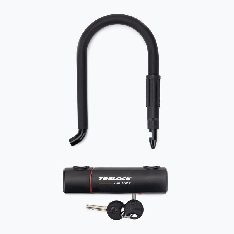 Fahrrad-Bügelschloss Trelock U 4 Mini 83 - 152 schwarz TR-8005193 2