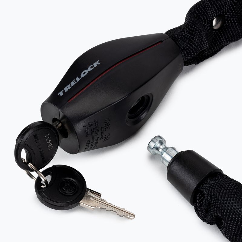 Trelock Bc 380/85/7 Kette Fahrradschloss schwarz TR-8005432 3