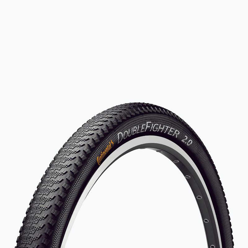 Fahrradreifen Continental Double Fighter III wire 29 x 2.00 black/reflex