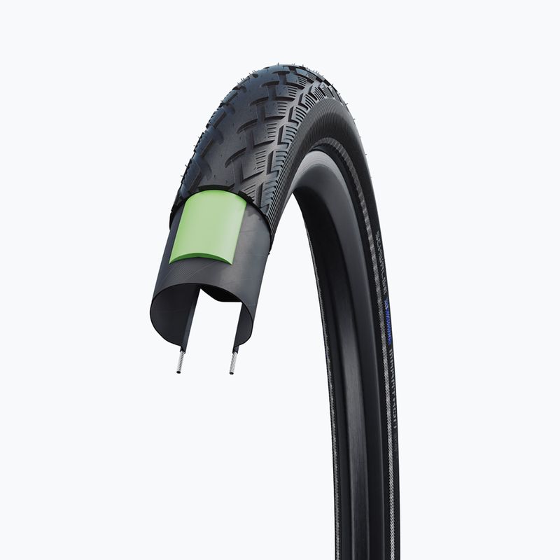 SCHWALBE Marathon Green Guard Addix Draht schwarz reflex Fahrradreifen 3