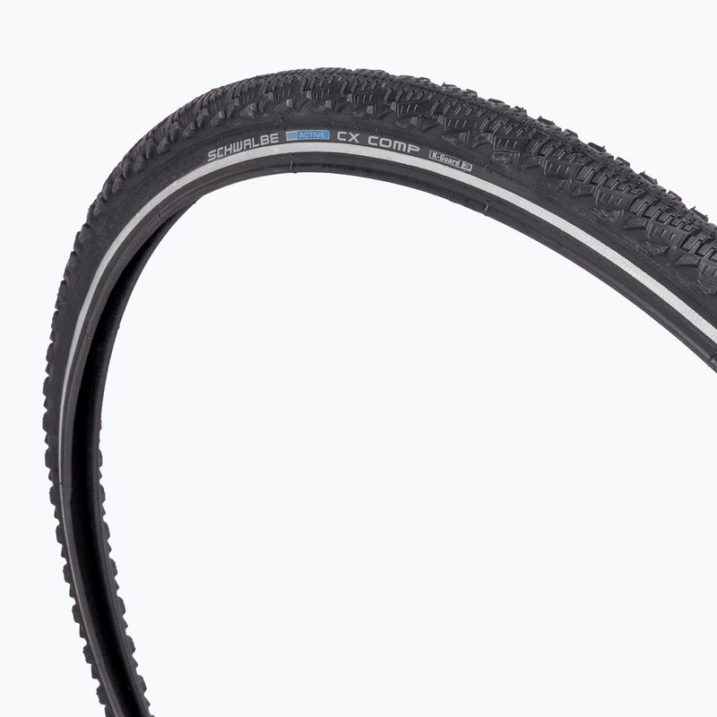 Fahrradreifen SCHWALBE CX Comp K-Guard SBC 28 x 1.50 black reflex 2
