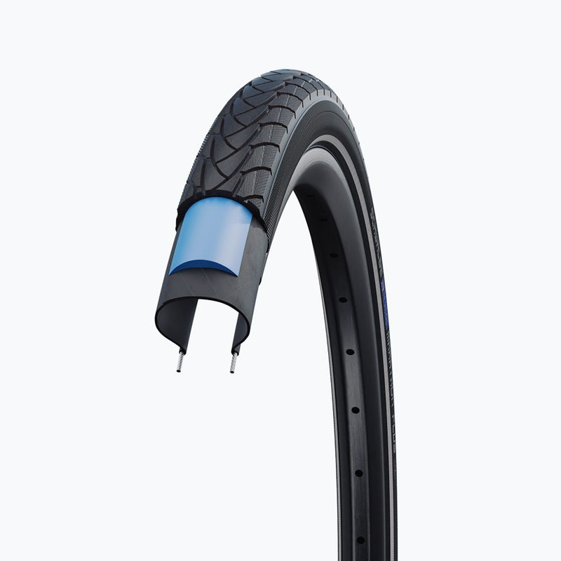 Fahrradreifen SCHWALBE Marathon Plus Smart Guard Addix 28 x 1.40 black reflex 4