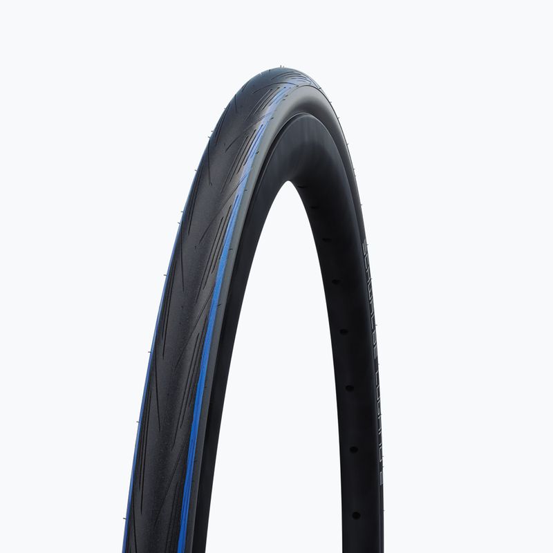 SCHWALBE Lugano II K-Guard Silica Draht blau gestreift Fahrradreifen