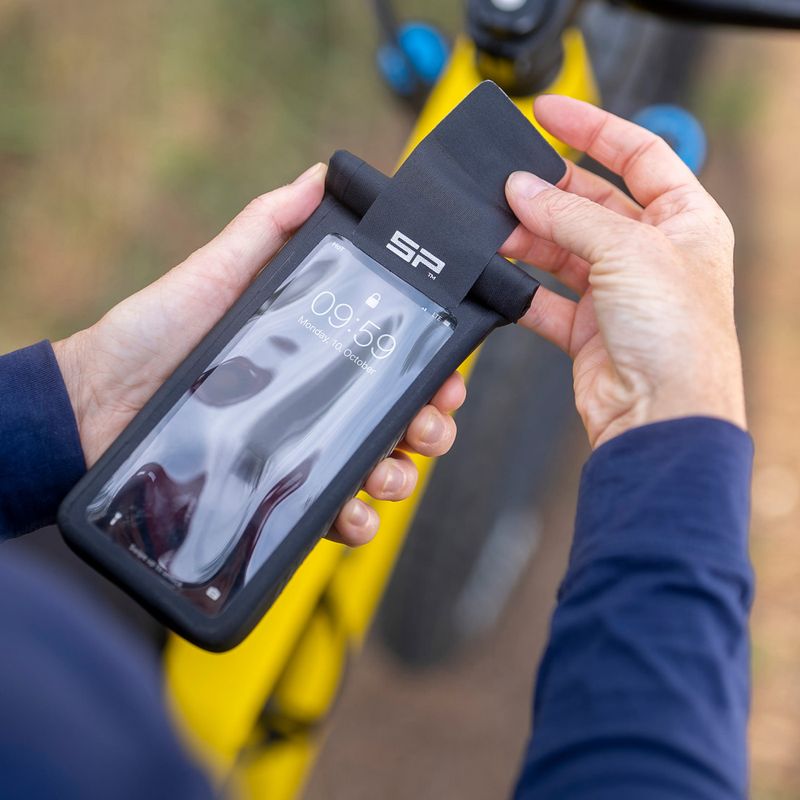 Telefonhalter mit Abdeckung SP CONNECT SPC+ Bike schwarz