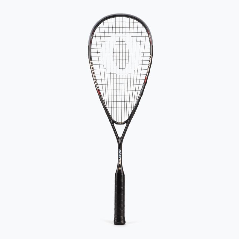 Squashschläger Oliver Dragon 3 schwarz und rot