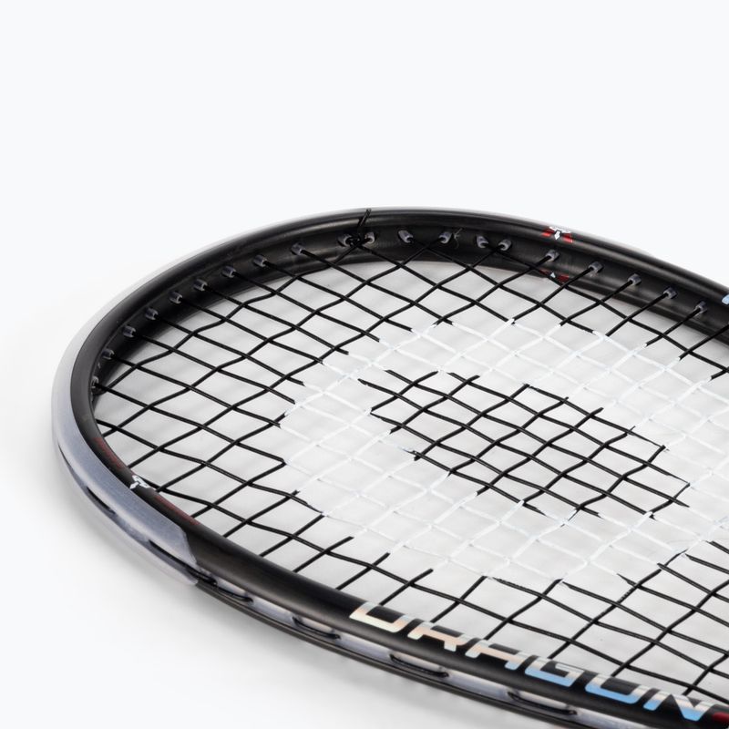 Squashschläger Oliver Dragon 3 schwarz und rot 5