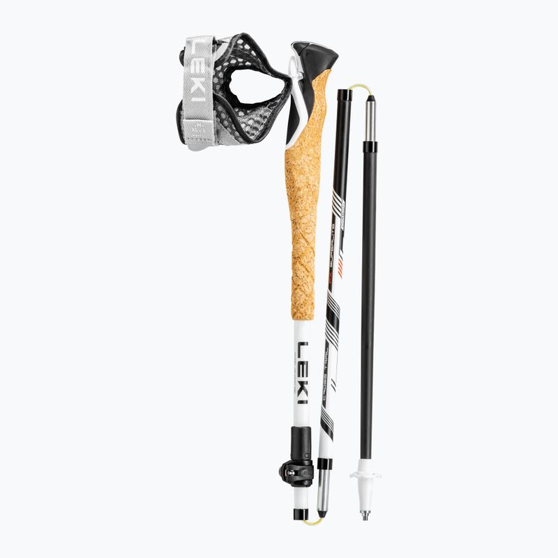 Trekkingstöcke LEKI Cross Trail FX Superlite weiß-schwarz 6