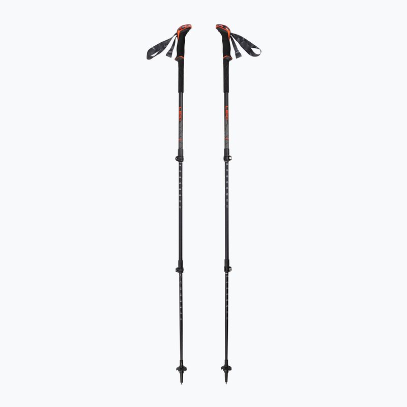 Trekkingstöcke LEKI Makalu bright red/black/dark anthracite