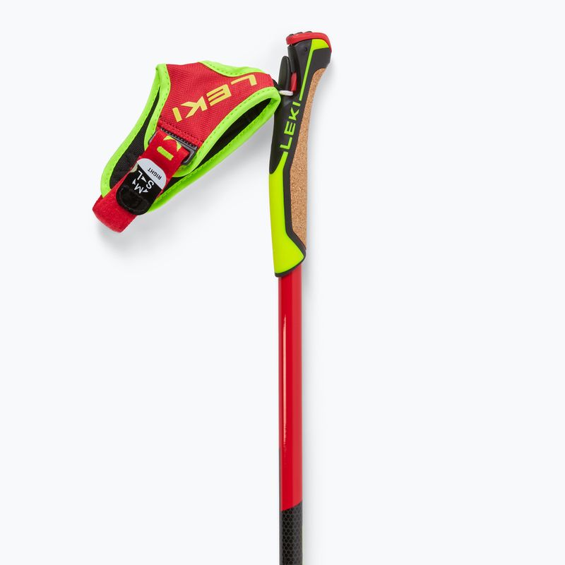 Langlaufstöcke LEKI PRC 750 bright red/ neon yellow/ black 4