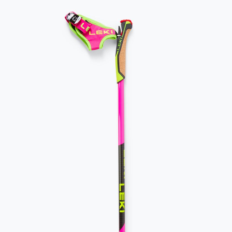 Langlaufstöcke LEKI PRC 750 neon pink/ neon yellow/ black 4