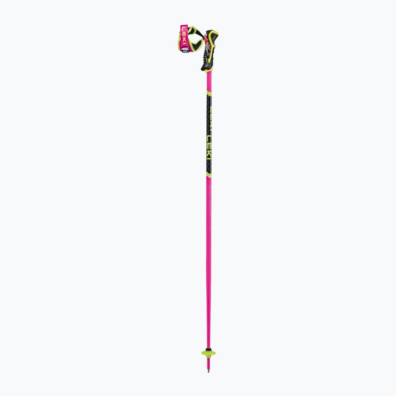 Skistöcke LEKI WCR TBS SL 3D neon pink/black/neon yellow 2