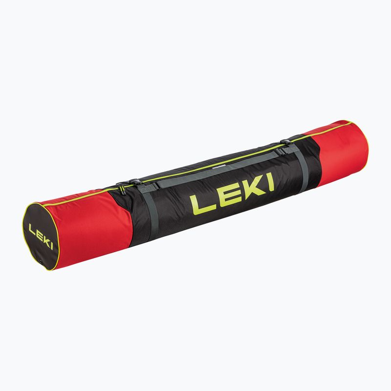 Skitasche LEKI Alpine Ski Bag bright red/ black/ neon yellow