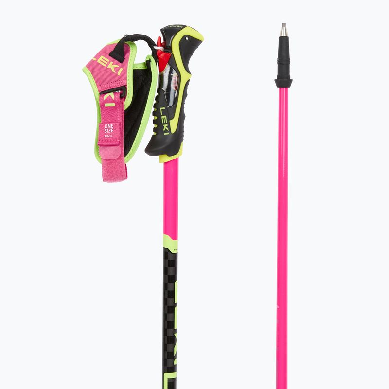 Skistöcke LEKI Venom SL 3D neon pink/black/neon yellow 3