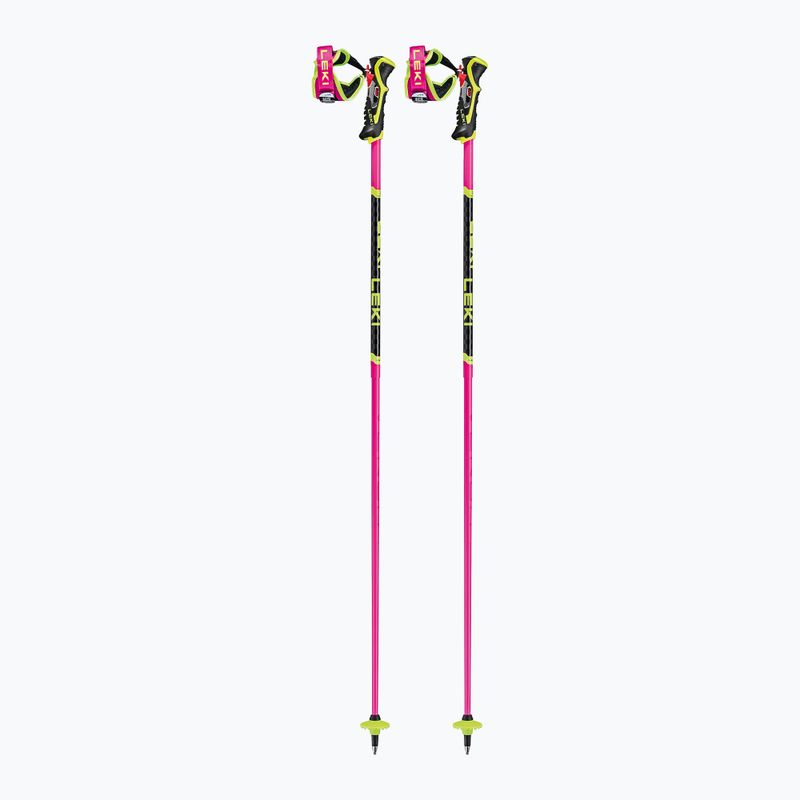 Skistöcke LEKI Venom SL 3D neon pink/black/neon yellow