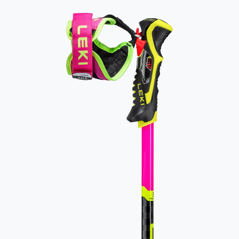Skistöcke LEKI Venom SL 3D neon pink/black/neon yellow 3
