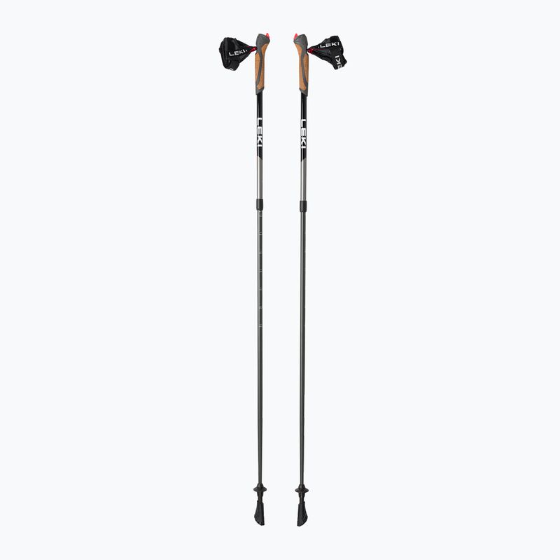 Nordic Walking Stöcke LEKI Spin schwarz-silber 65326161