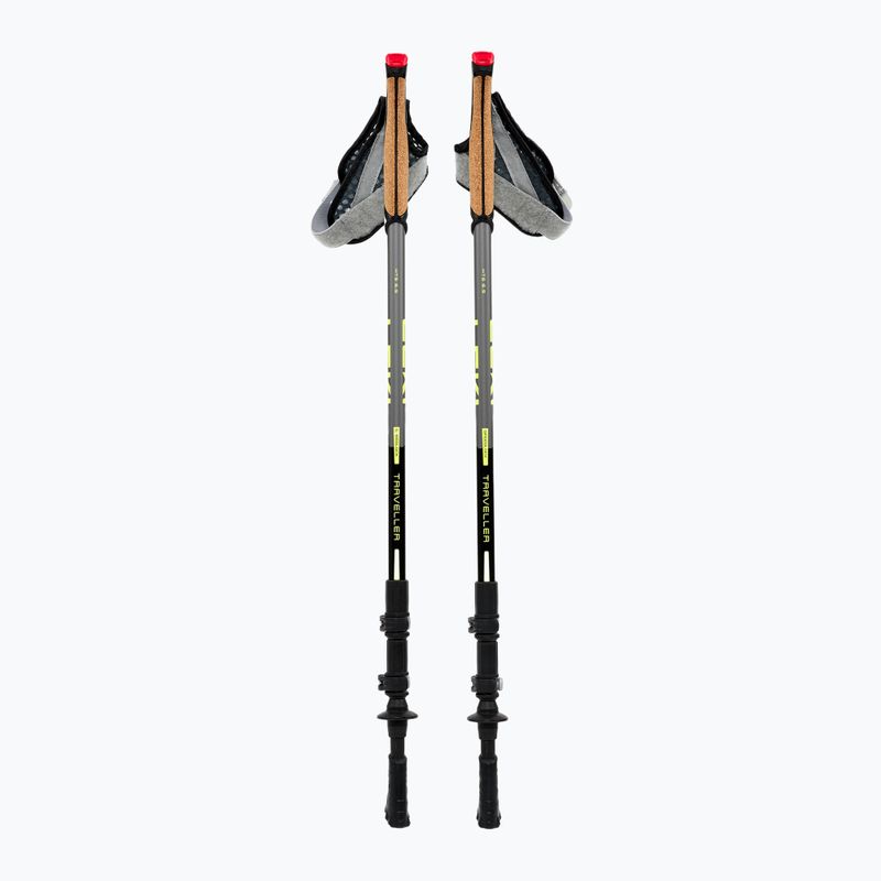 LEKI Traveller Alu gelb Nordic Walking Stöcke 5