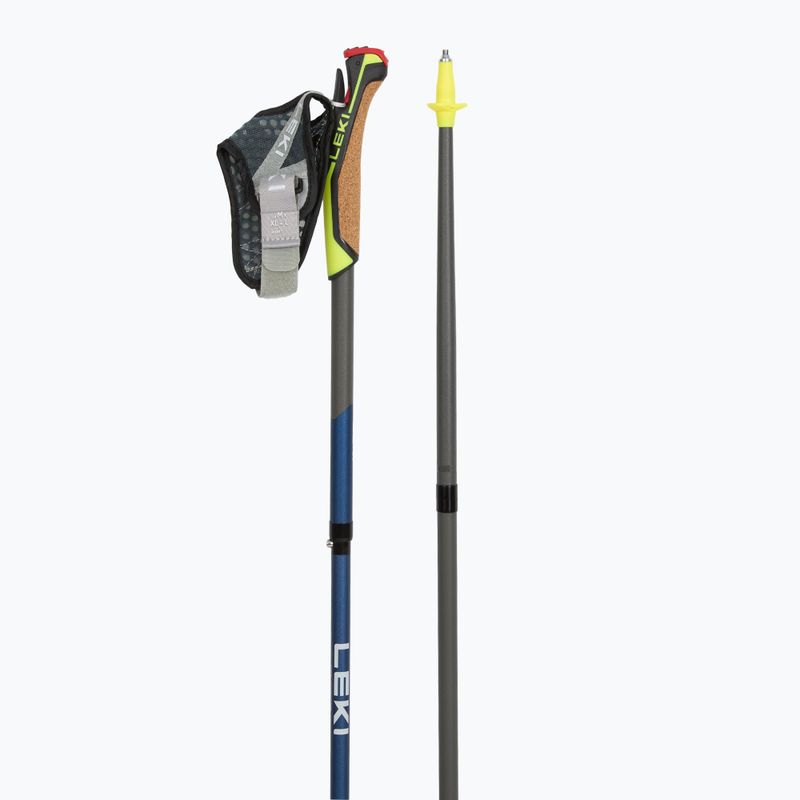 Nordic Walking Stöcke LEKI Traveller FX.One Carbon dunkelblau-silber 6532582111 3